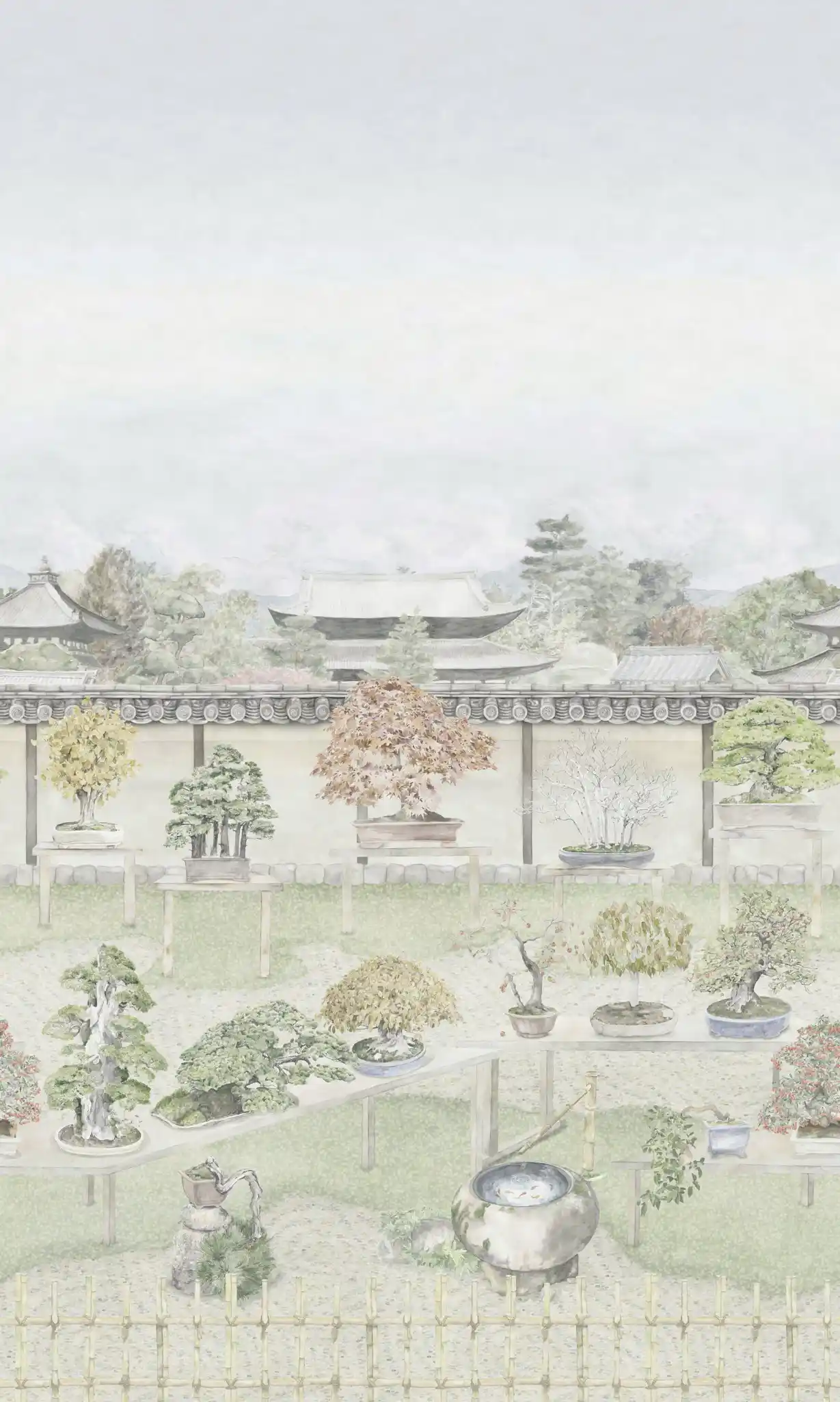 Carta da Parati Cole & Son Bonsai Garden