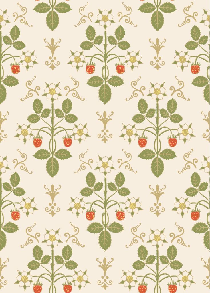 Carta da Parati Cole & Son Strawberry