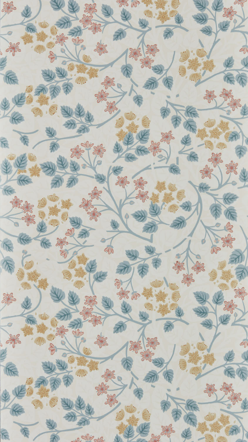 Carta da Parati Sanderson Silver Lime