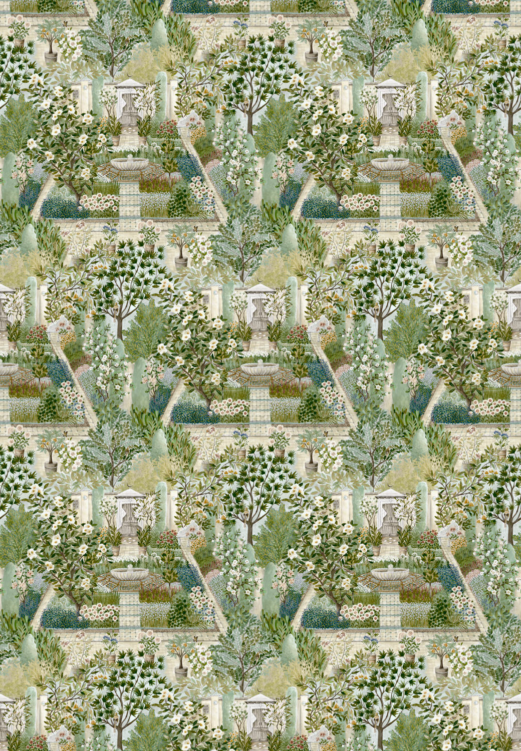 Carta da Parati Sanderson Carpet Garden