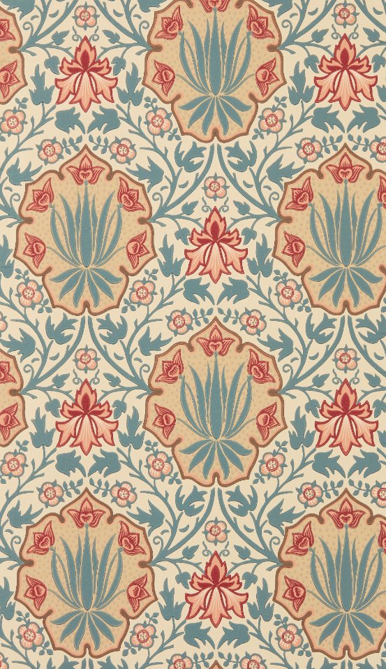 Carta da Parati Morris & Co. Iris & Rose