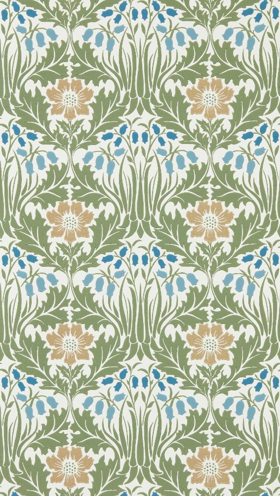 Carta da Parati Morris & Co. Woodbell & Anemone
