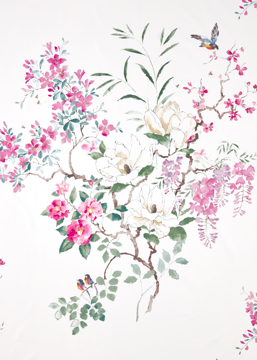 Tessuti Sanderson Magnolia & Blossom