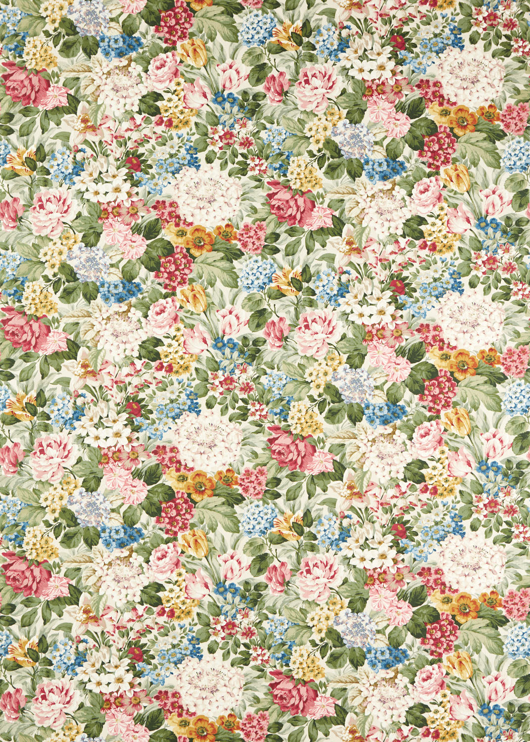 Tessuti Sanderson Hydrangea & Rose