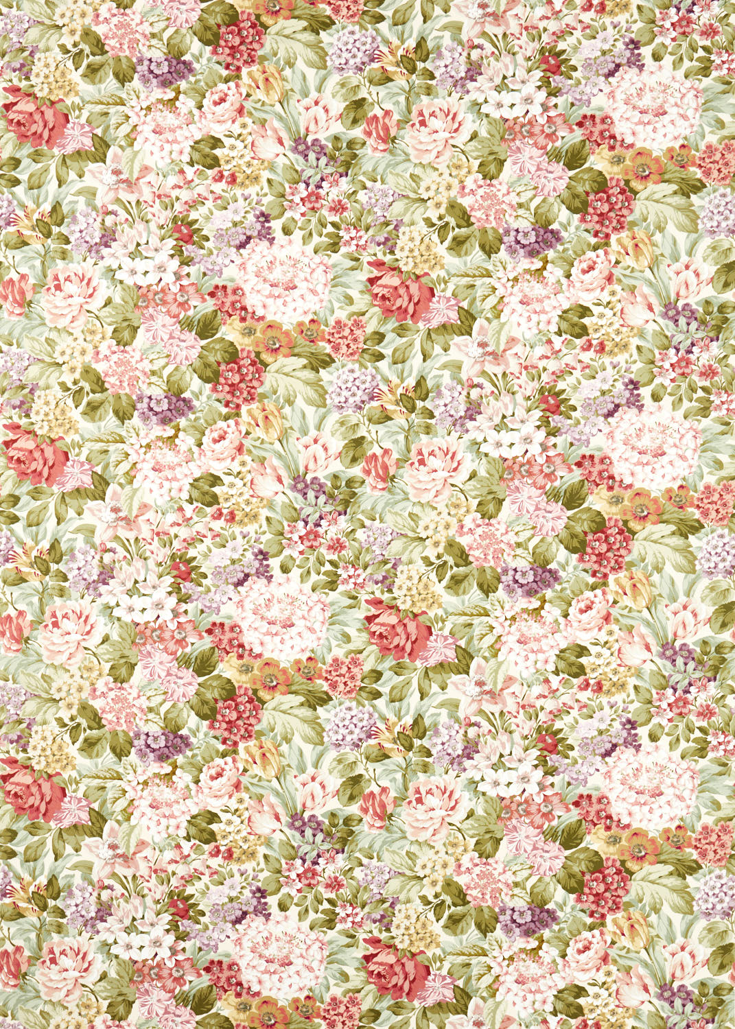 Tessuti Sanderson Hydrangea Rose