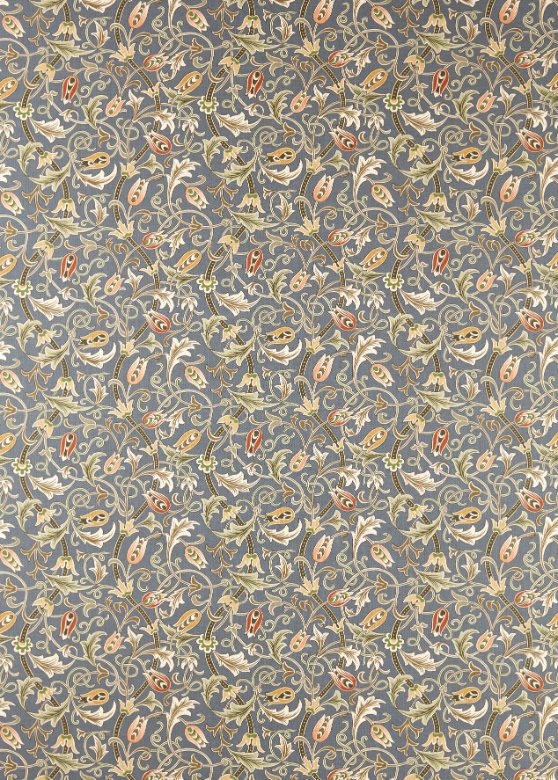 Tessuti Morris & Co. Scrolling Tulip