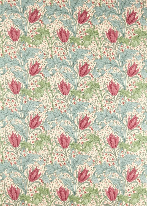 Tessuti Morris & Co. Lent Lily