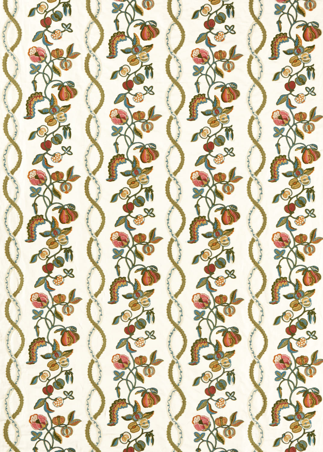 Tessuti Sanderson Kitchen Garden Embroidery