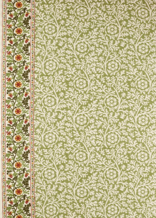 Tessuti Morris & Co. Chamomile Embroidery