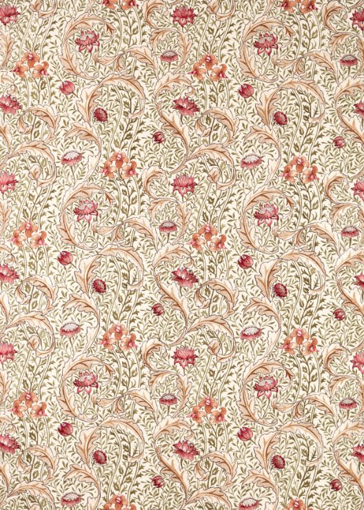 Tessuti Morris & Co. Wild Tulip & Vine Embroidery