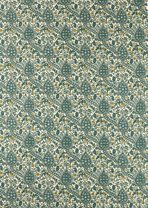 Tessuti Morris & Co. Persian Tulip Embroidery