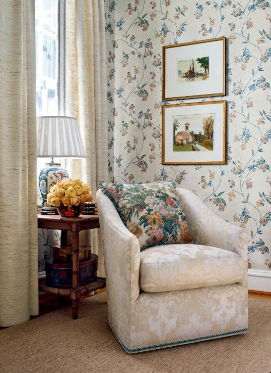 Tessuti Anna French DARCEY DAMASK