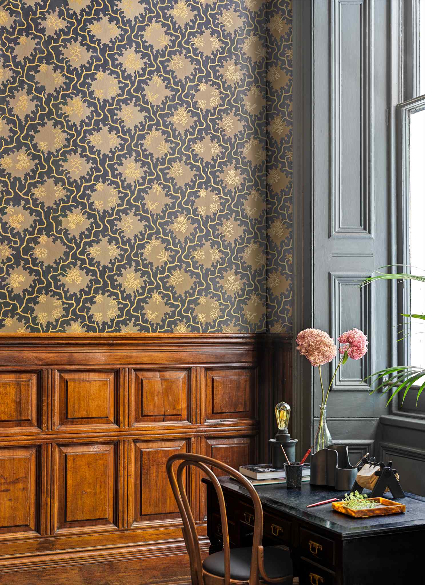 Carta da Parati Cole & Son Moss Trellis