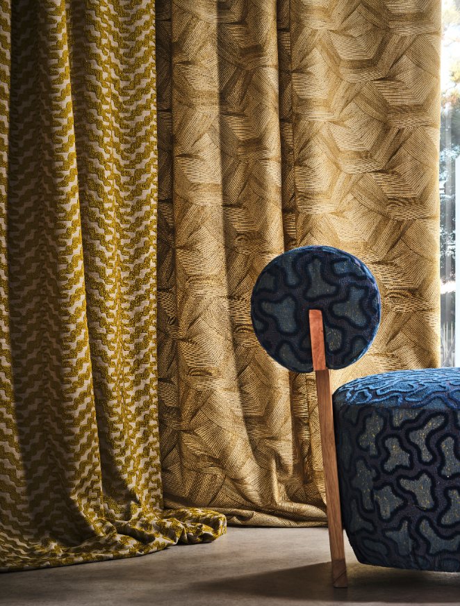 Tessuti Harlequin Cartography | Fabric | Defined Momentum Fabrics