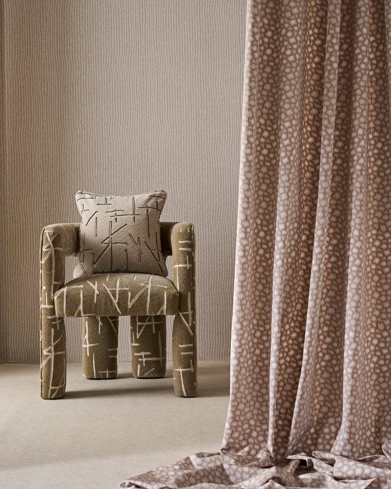 Tessuti Harlequin Loam