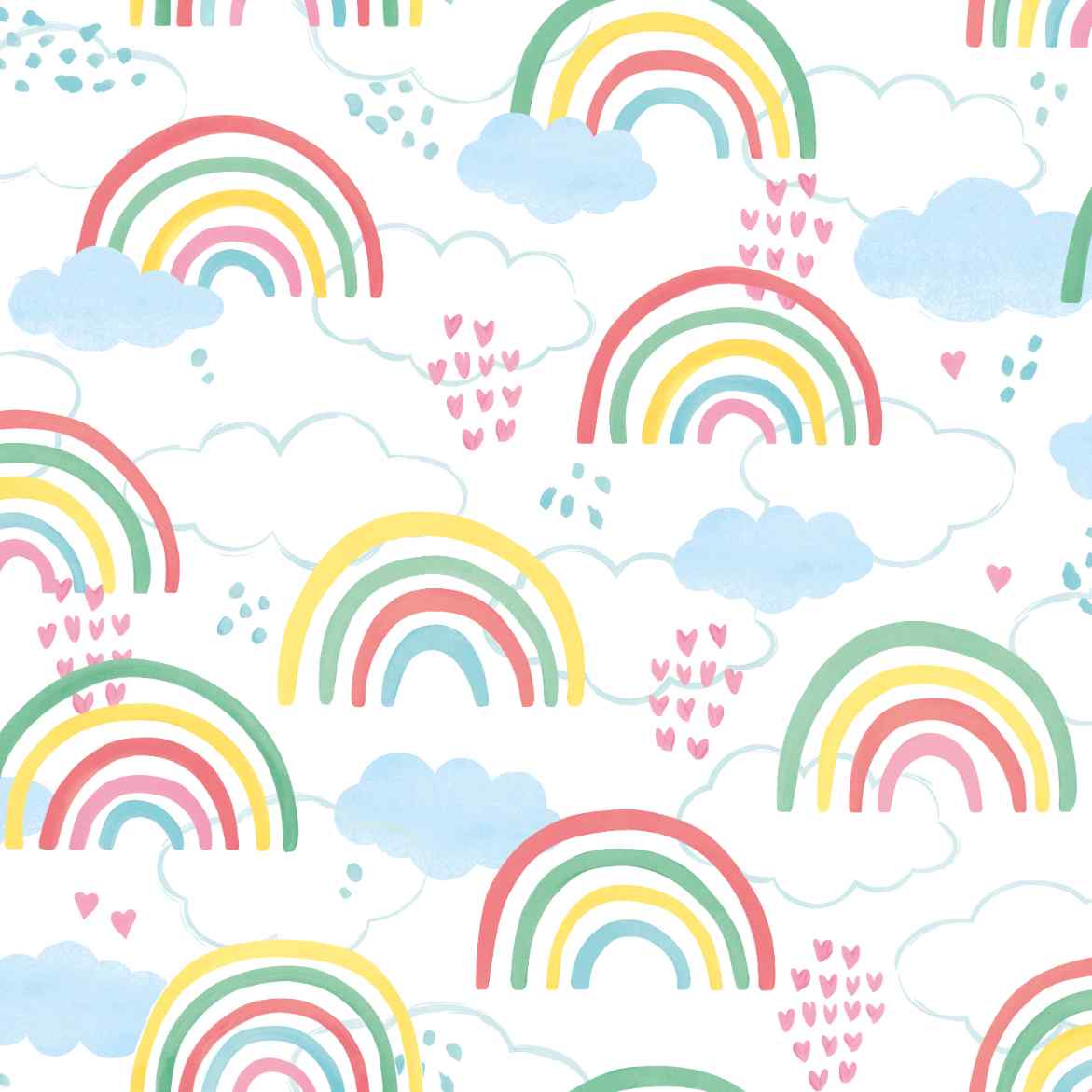 Carta da Parati Ohpopsi RAINBOW LOVE