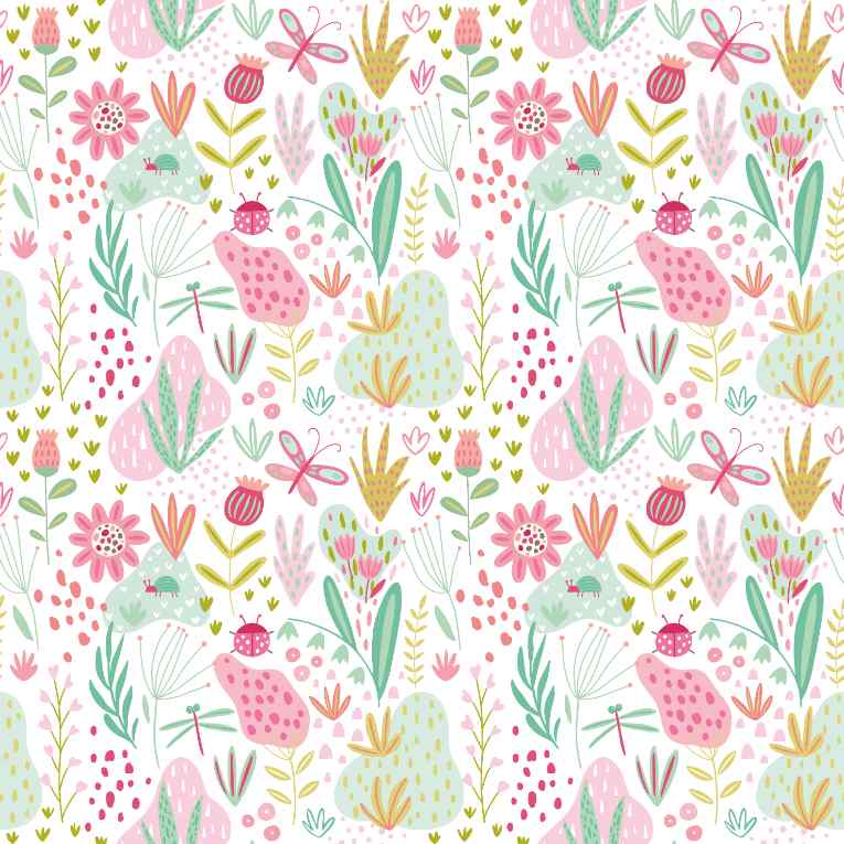 Carta da Parati Ohpopsi BUG GARDEN