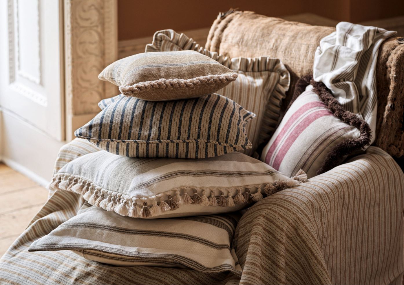 Tessuti Sanderson Amberley Stripe