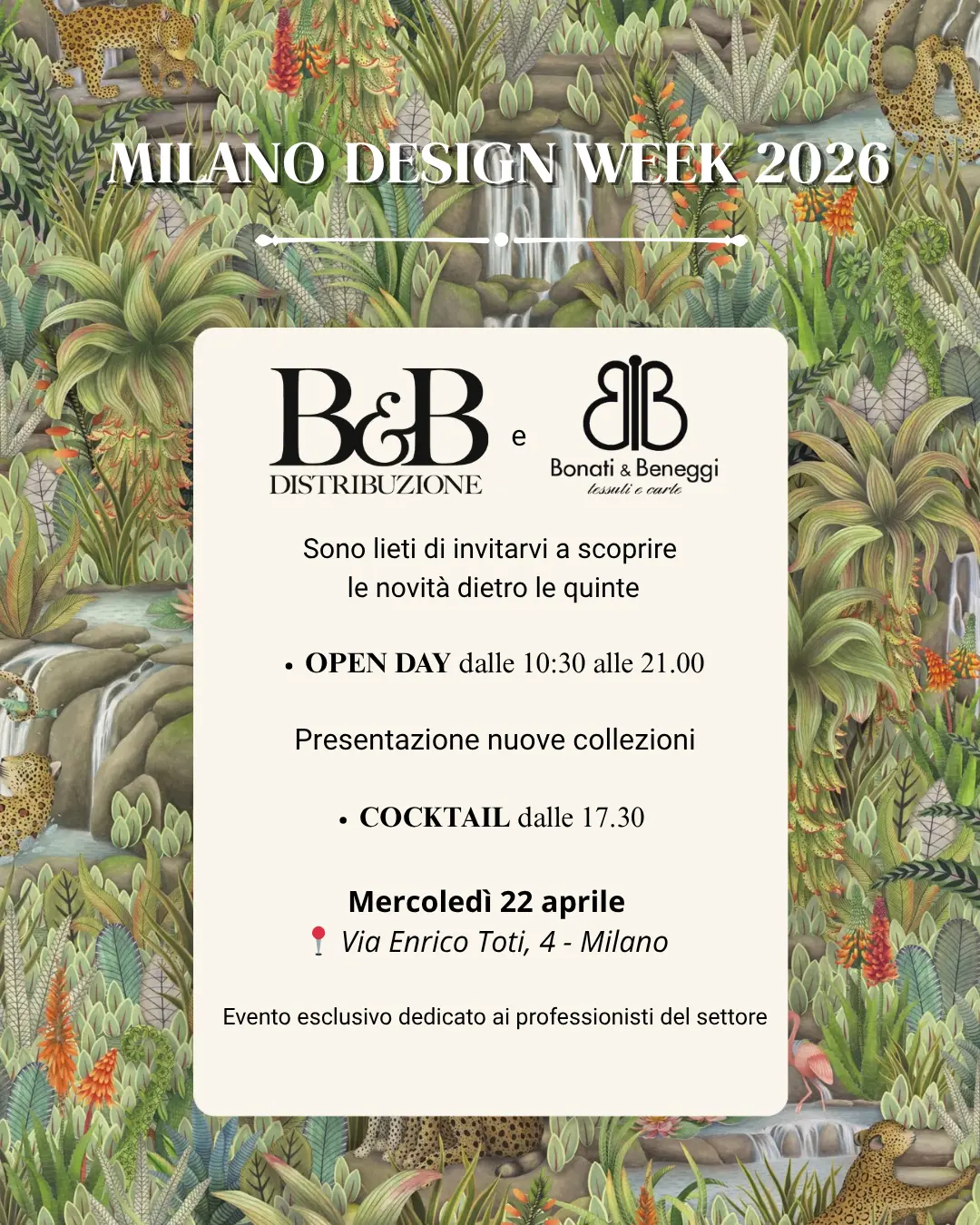 INVITO MDW 2026 | B&B Distribuzione