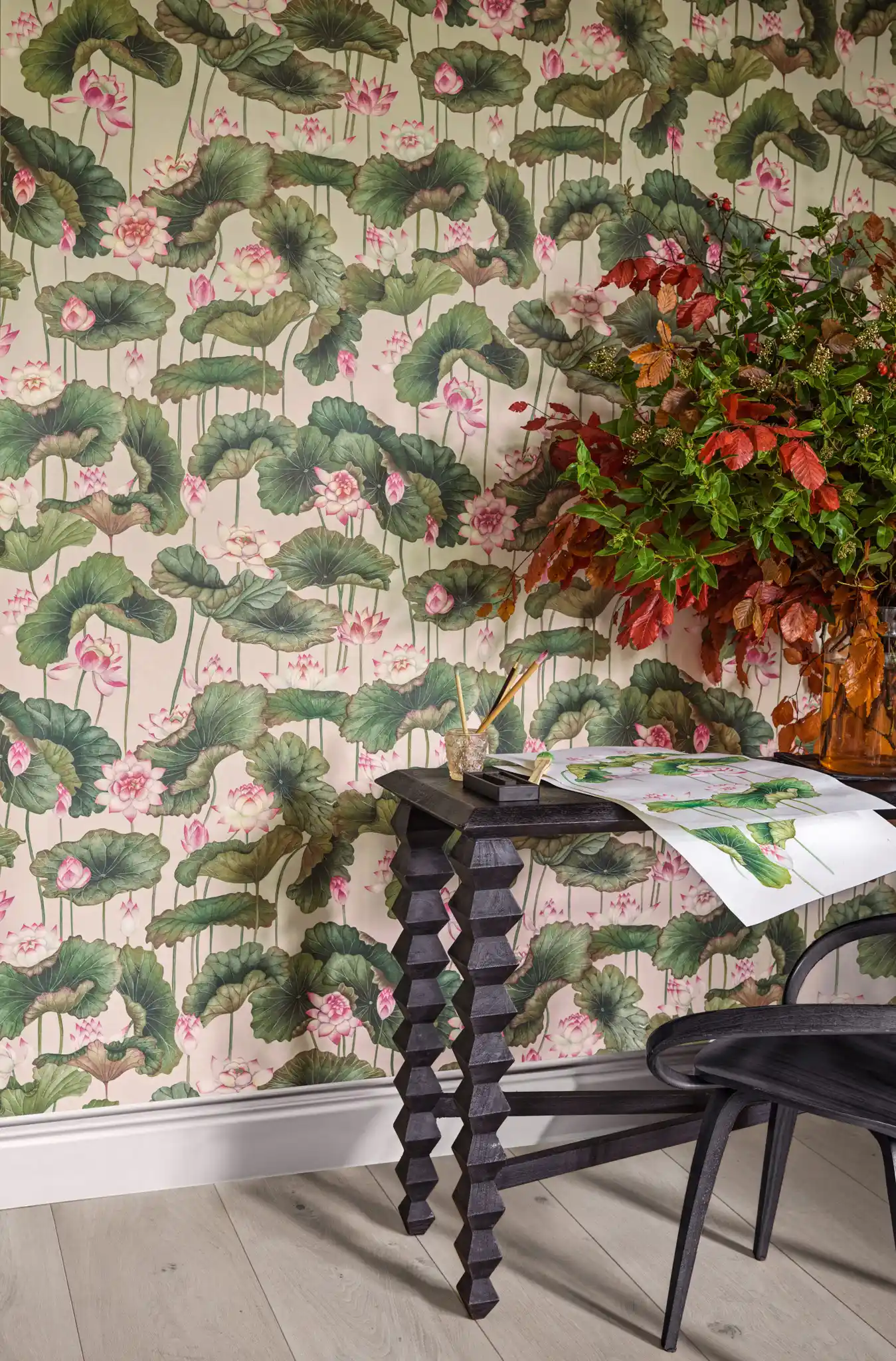 Carta da Parati Cole & Son Lily Lotus