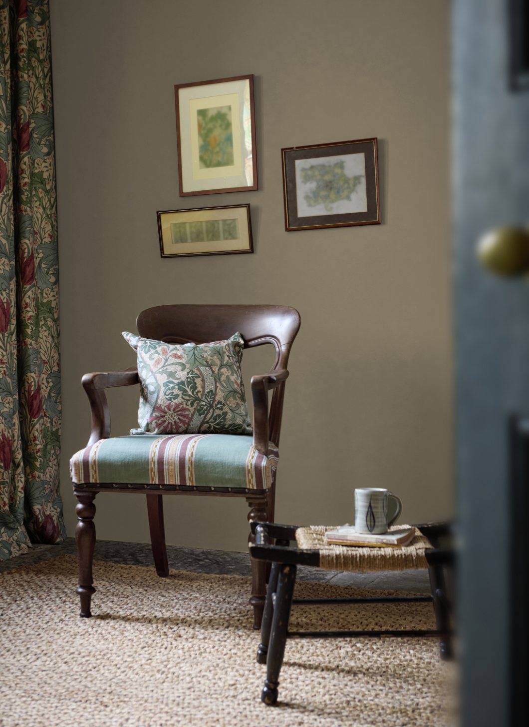 Tessuti Morris & Co. Pimlico Stripe