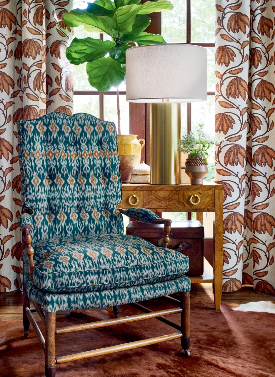 Tessuti Thibaut Atlas Ikat